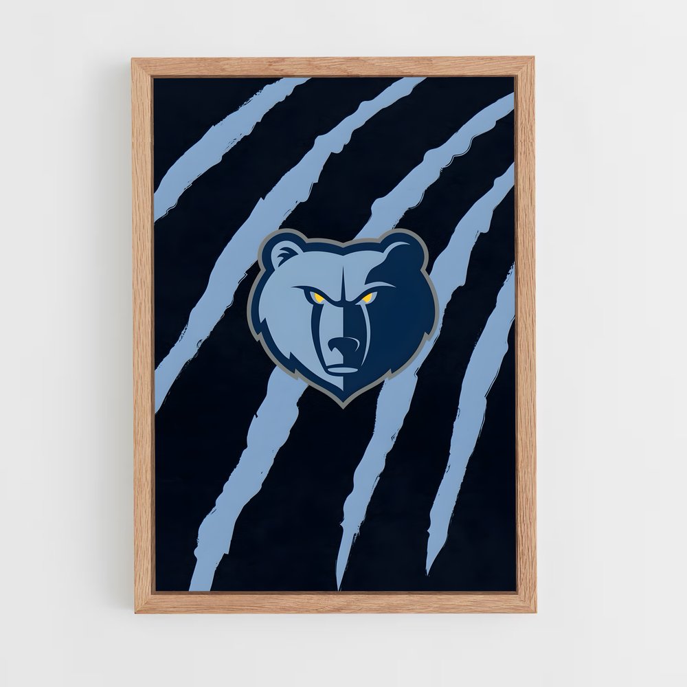 Poster Memphis de grizzlies – affiche Basketball (vue 4)
